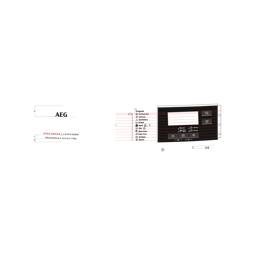 control panel, white, AEG