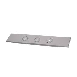 BEDIENBLENDE,INOX,60CM, 3K