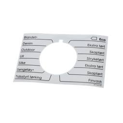 programme plate,knob,adhesive,NO