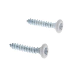 kit, screw, white, 3,5x19 2pcs