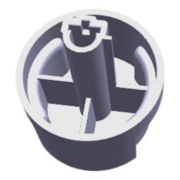 knob, grill, black