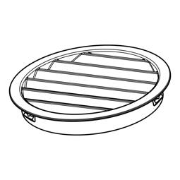 grill, exhaust duct, outer