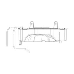 tray, drain, assembly, With heater tube