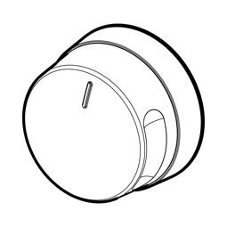 knob, thermostat, inox
