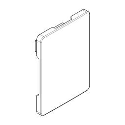 Cover,air filter,silkscreened,8203,75.1x102.5mm