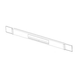 manöverpanel, komplett, tryckt, Silver, W48.5mm