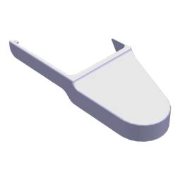 hinge cover, left, foot, DG
