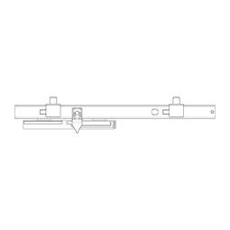 geleidingsrail, set, rechts, L=350mm