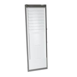refrigerator door, assembly, inox, 1860x595