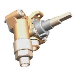 gas tap,semi-rapid,auxiliary,d=0.32 G25-25mbar