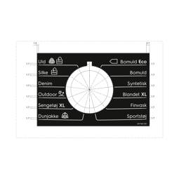 programme plate,knob,adhesive,DA
