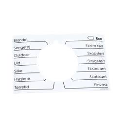 programme plate,knob,adhesive,DA
