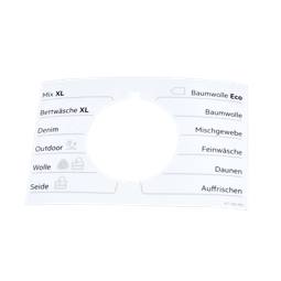 programme plate,knob,adhesive,DE