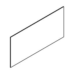 Door Glass - 526X259mm