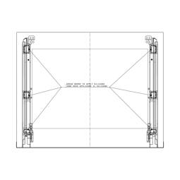 Montage Türglas - 592x463mm