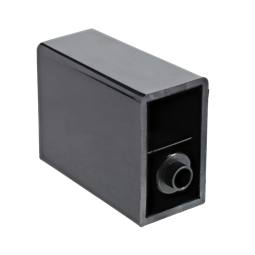 adaptateur, poignée, noir