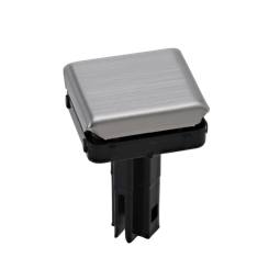 pulsante, on/off, inox,