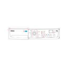 control panel, white, Zanussi