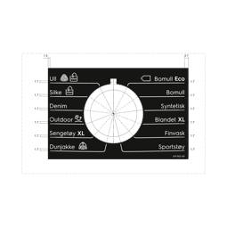 programme plate,knob,adhesive,NO