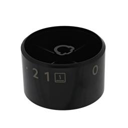 manopola, regolatore di energia doppio, nero, 9-0