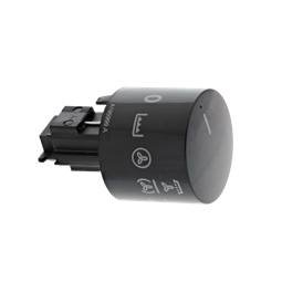 knob, function, black, 10+0