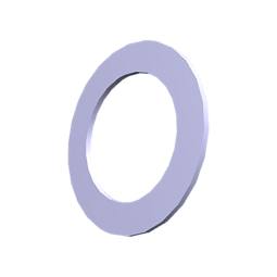 bricka, 24.5x16.5mm