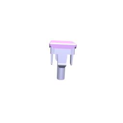 Push button,on/off,inox,[16.3x18.3x28.4]