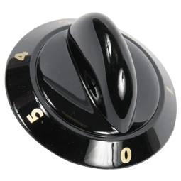 Black Hob Control Knob