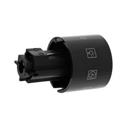 knob, function, black, 7+0