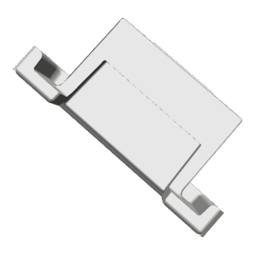 button,silver,rectangular,ON/OFF