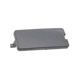 cap, front panel, silver