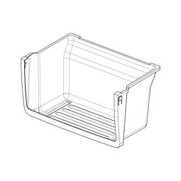 vegetable box, white