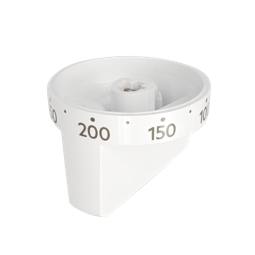 knob, thermostat, white