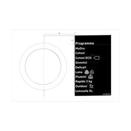 programme plate,knob,adhesive,IT