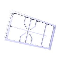 grid, pan support, central