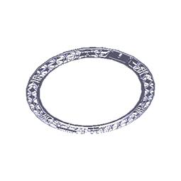 futryna, tył, szary, Ø443,6mm