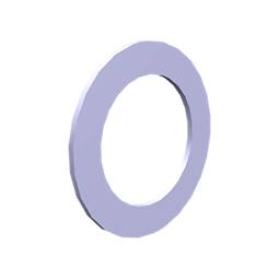 bricka, 24.5x16.5mm