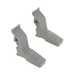 pedal, complete, silver