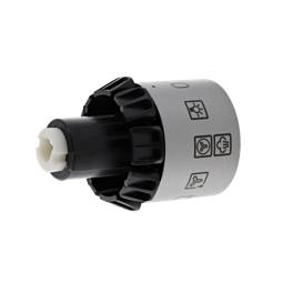 knob, function, grey, 9+0