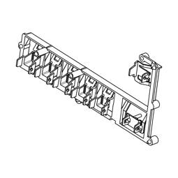 soporte, conjunto  teclas, 6+1