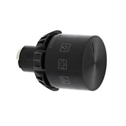 knob, function, black, 9+0