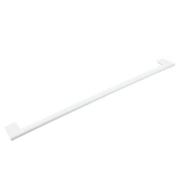 Plastic voorrand glazen plateau koelkast, wit