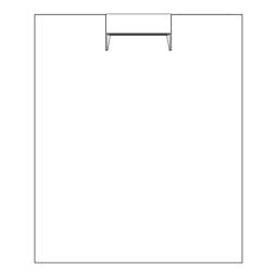luckans ytterpanel, vit, Husqvarna