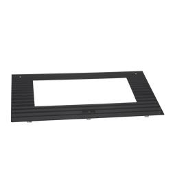 front glass, black, Kelvinator,894x463mm