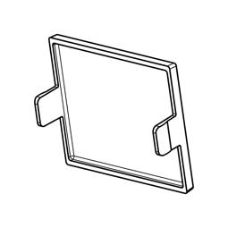 stickkontakt, luftkanal, vit, 26x30mm /*