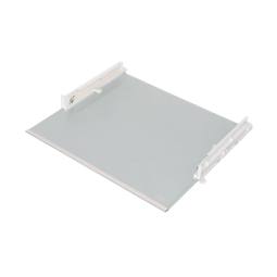 glaspanel, komplett, skenor, neutral, 490,4x446mm