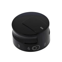 manopola, regolatore di energia doppio, nero, 9+0