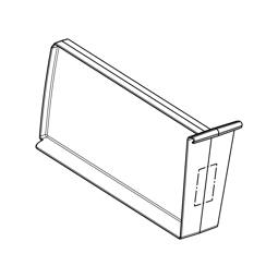 verdeling,schuif,transparant,7902, 378.8x188mm