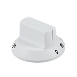 knob, thermostat, white, 0-250°C, 2+0,MO