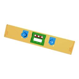Bedienblende,rostfrei,60cm,SET,2K